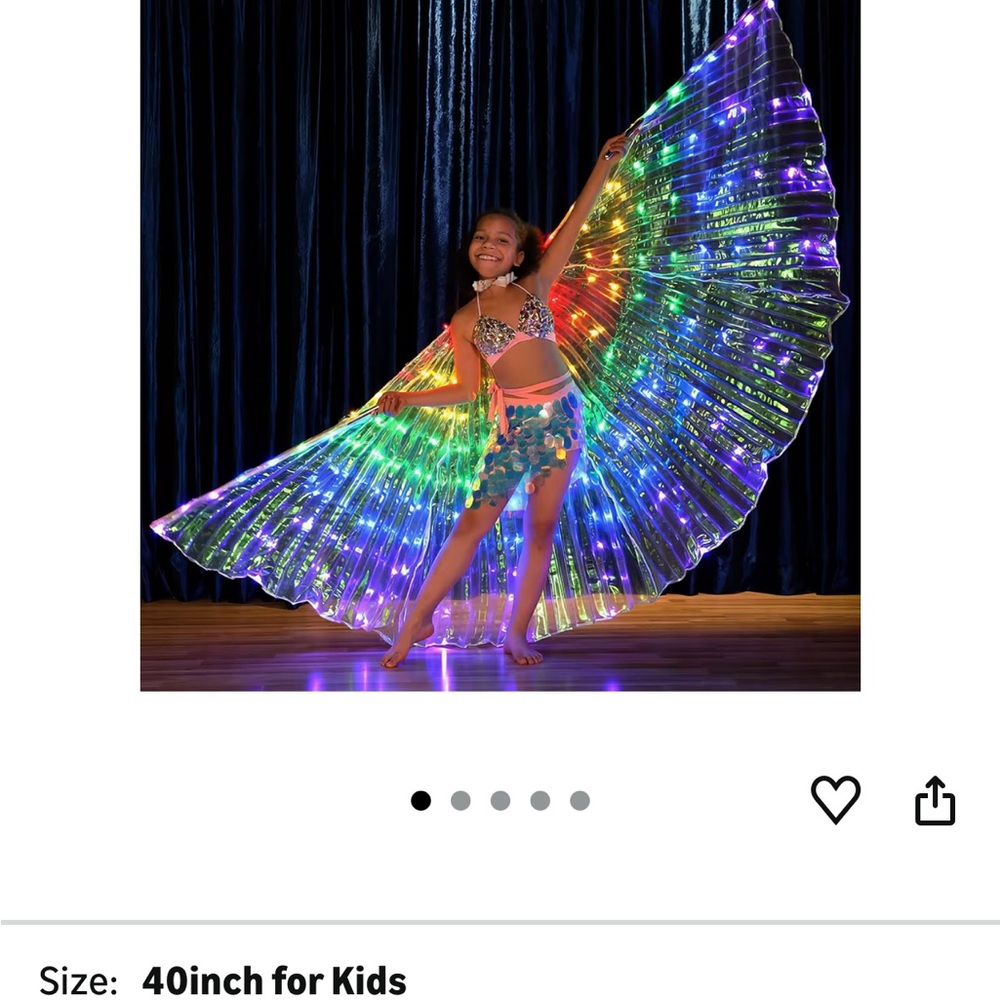 LED Light-Up Dance Wings